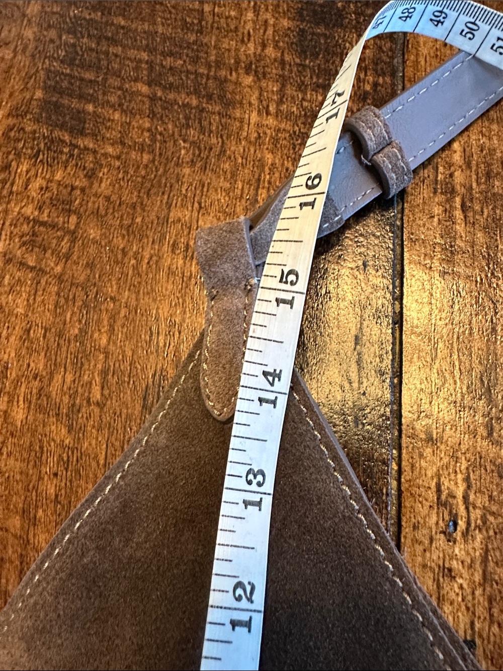 Made in Italy Genuine Suede Hobo Tote Bag - Picture 12 of 15